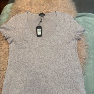 Rag&bone Elegant Lace Women's Top in Light Gray